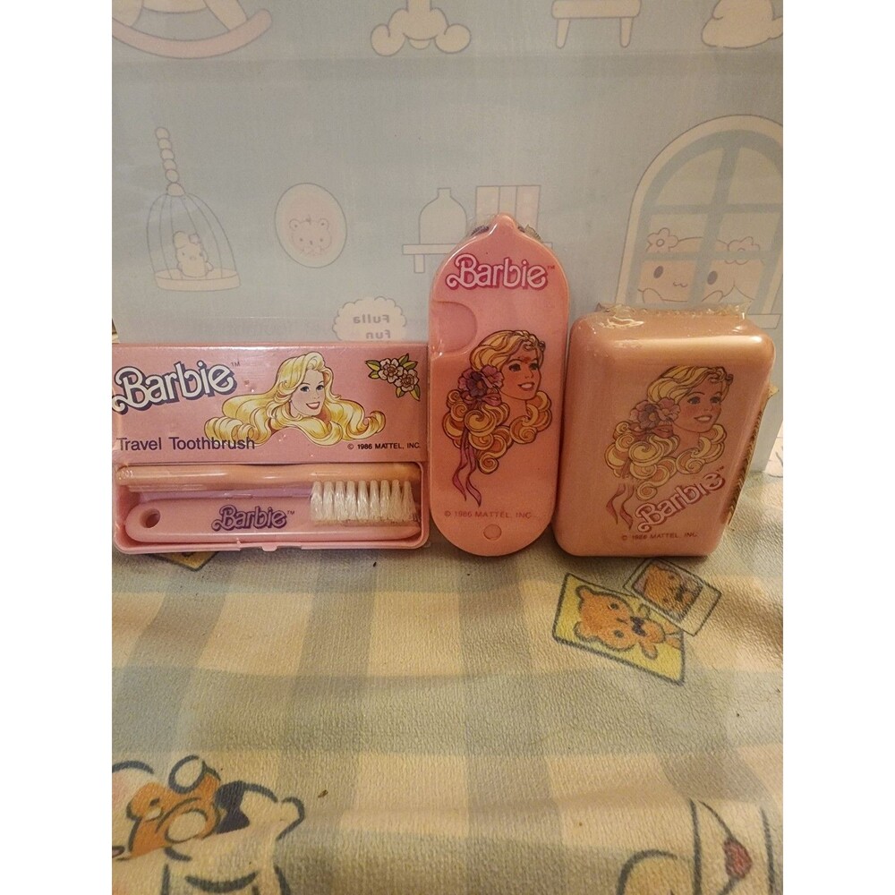 Vintage barbie travel care